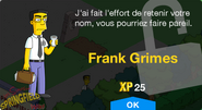 Fenêtre de déblocage de Frank Grimes