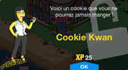 Fenêtre de déblocage de Cookie Kwan