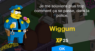 Fenêtre de déblocage de Wiggum