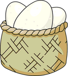 Basket of Snake Eggs