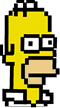 Homer Pixel Icon