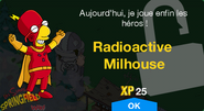 Fenêtre de déblocage de Radioactive Milhouse
