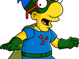 Milhouse costumé