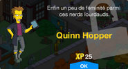 Fenêtre de déblocage de Quinn Hopper