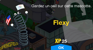 Fenêtre de déblocage de Flexy