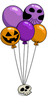 Ballons d'Halloween