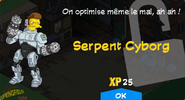 Fenêtre de déblocage du Serpent Cyborg