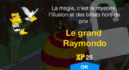 Fenêtre de déblocage du grand Raymondo