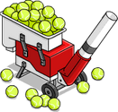 Machine lance-balles de tennis, Wiki Les Simpson : Springfield