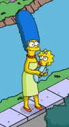 Marge en mission "Promener Maggie"