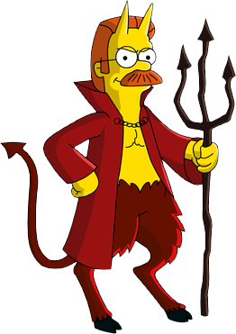 Diable Flanders Wiki Les Simpson Springfield Fandom