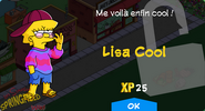 Fenêtre de déblocage de Lisa Cool