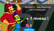 Radioactive Man présente le niveau 57 du jeu avec Atomic Boy