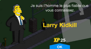 Fenêtre de déblocage de Larry Kidkill