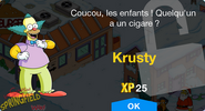 Fenêtre de déblocage de Krusty