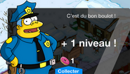 Wiggum présente le niveau 7 du jeu