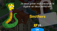 Fenêtre de déblocage de Smithers