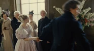 Gillenormand and Cosette being interupted by Marius