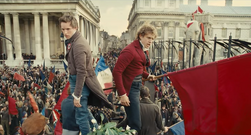 Enjolras during "Do You Hear the People Sing", in the 2012 film