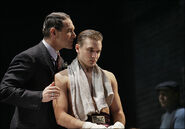 Anthony Crivello and Seth Numrich in The Lincoln Center's 75th Anniversary production of Clifford Odets "GOLDEN BOY" at The Belasco Theater, NYC. 2012