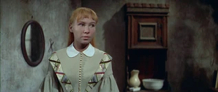 Eponine in Cosette’s dress