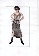 Original Eponine costume design