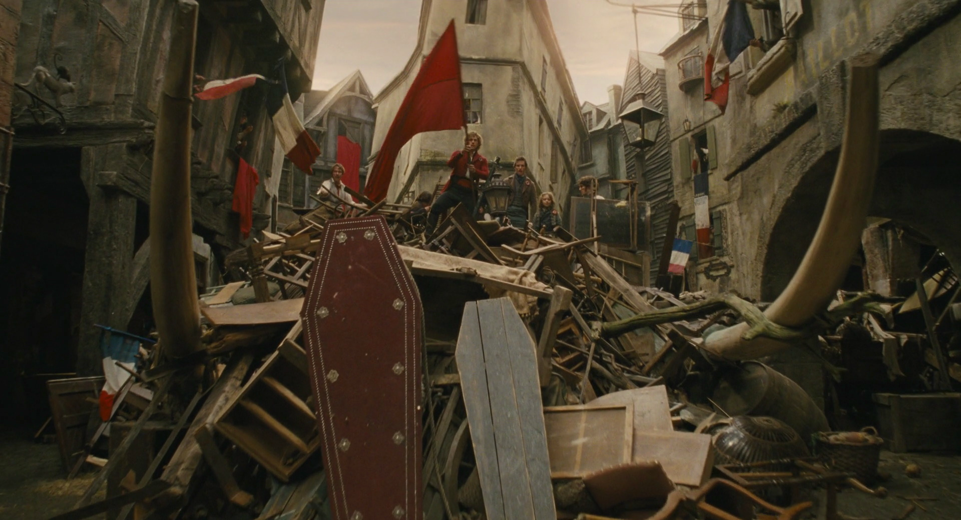 les miserables movie barricade boys