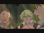 2007 anime: Enjolras at a meeting with les amis de l'ABC