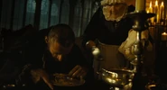Madame Magloire mildly shocked at Jean Valjean's behaviour
