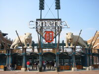 Comerica Park Carousel, In the northwestern corner of the D…