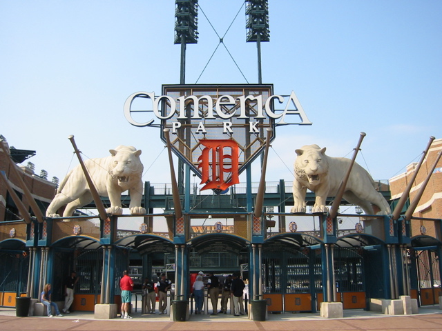 Ty Cobb Jersey at Comerica Park - Home the Detroit Tigers …