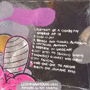 The back cover of the album