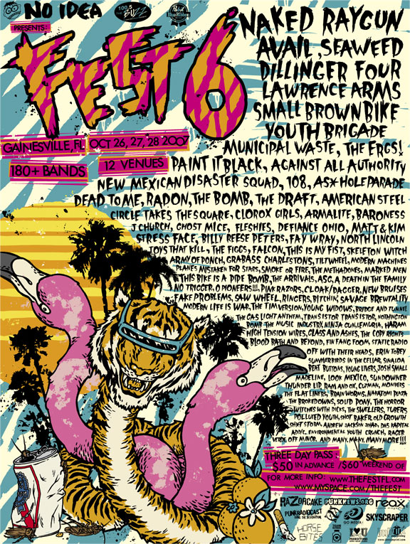 October 28th The Fest VI, The Venue, Gainesville, FL Less Than Jake