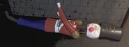 A Nutcracker after being killed.