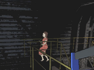 A Player being chased by the Ghost Girl.