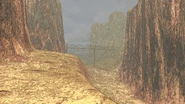 Fenced off eastern part of the map