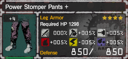 Power Stomper Pants Plus 4