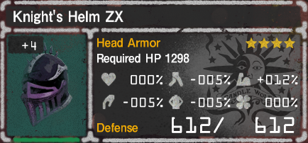 Knight's Helm ZX - Let It Die Wiki