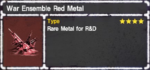nedsænket stum Blænding War Ensemble Red Metal - Let It Die Wiki