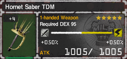 Hornet Saber TDM 4