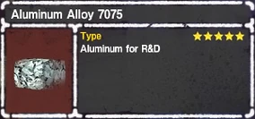 Aluminum Alloy 7075 - Let It Die Wiki