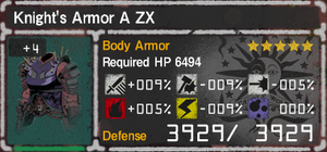 いしゆう Knight's Armor ZX - Let It Die Wiki