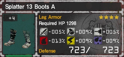 Splatter 13 Boots - Let It Die Wiki