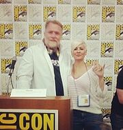 220px-Erin Fitzgerald and Monster High producer Audu Paden SDCC