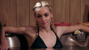 Katy in the McMurrays' hot tub (The Battle for Bonnie McMurray)