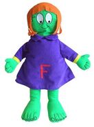 Ms. F hand puppet (promo image)