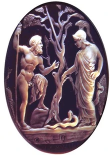 Athéna et Poséidon sous l'olivier.