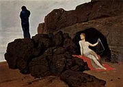     Arnold Böcklin, Ulysse et Calypso, huile sur toile, 1883, Kunstmuseum, à Bâle.