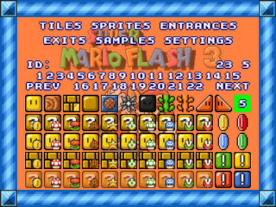 mario flash level editor 3