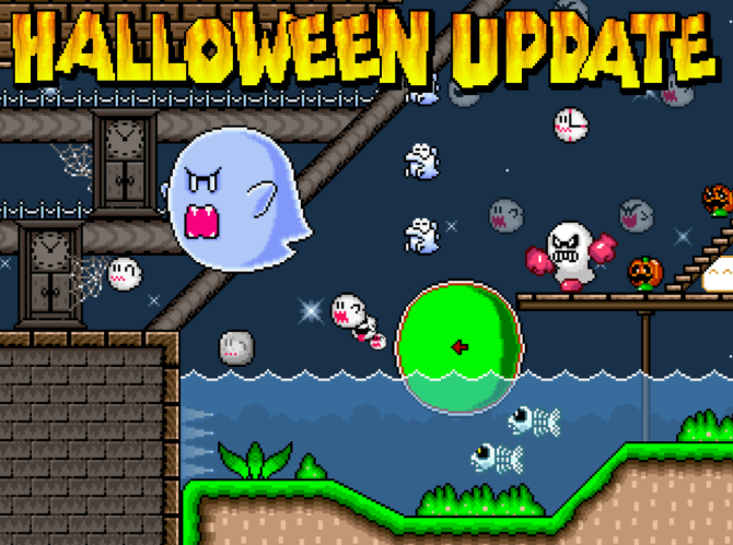 SUPER MARIO FLASH: HALLOWEEN VERSIÓN jogo online gratuito em